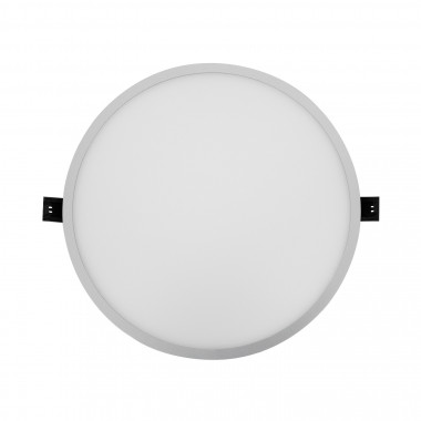 Product van LED Paneel 8W Vierkant Slim Inbouw Grijs LIFUD Zaag maat Ø75 mm