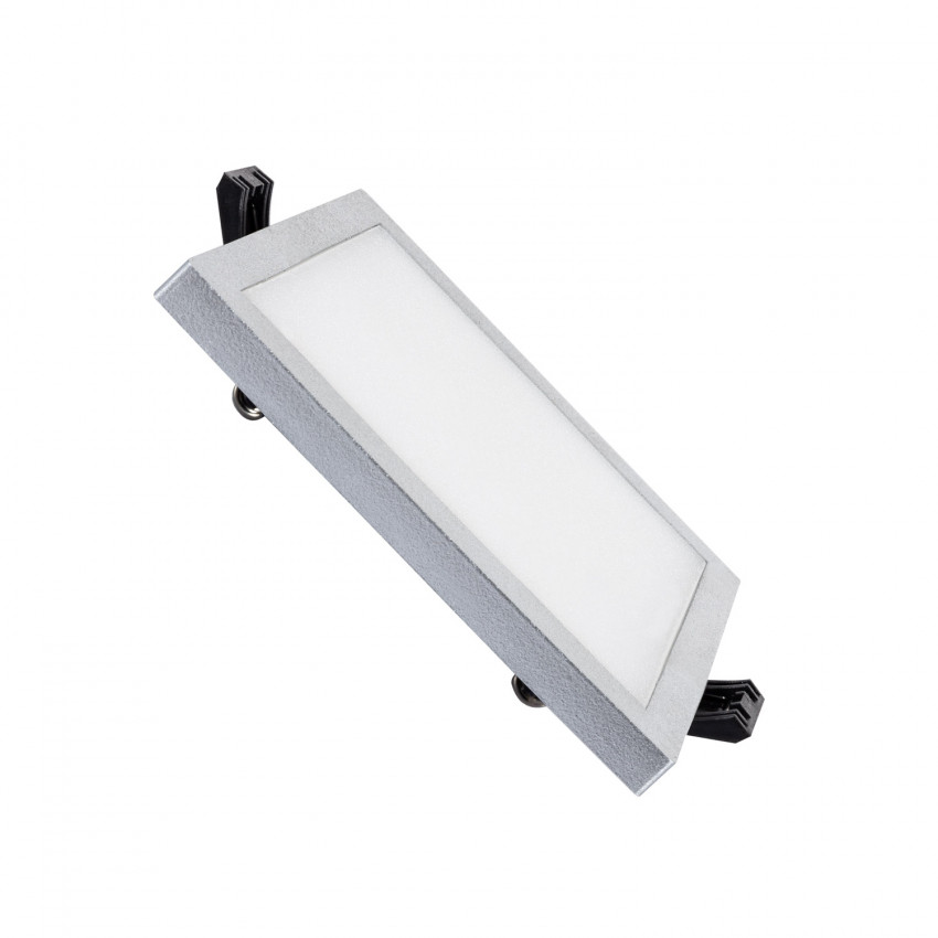 Product van LED Paneel Vierkant High Lumen 8W LIFUD Zilver Zaag maat Ø 75 mm