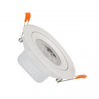 Product of White Round 9W COB Solid Adjustable LED Downlight Ø95 mm Cut-Out