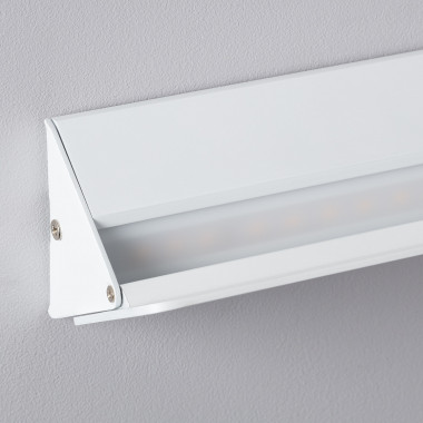 Applique lampada da parete minimal soffitto alluminio bianco - 5EEC
