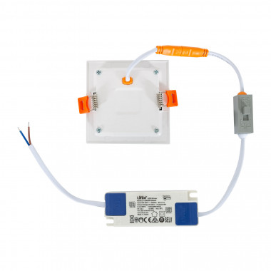 Product van LED Paneel Vierkant Slim 7W CCT Selecteerbaar LIFUD Microprismatische (UGR17) Zaagmaat 75x75 mm