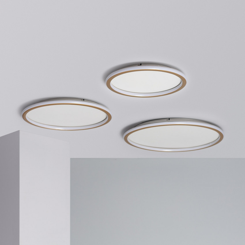 Product van LED Plafondlamp 36W Metaal Rond Ø500 mm CCT Selecteerbare  Allharo 