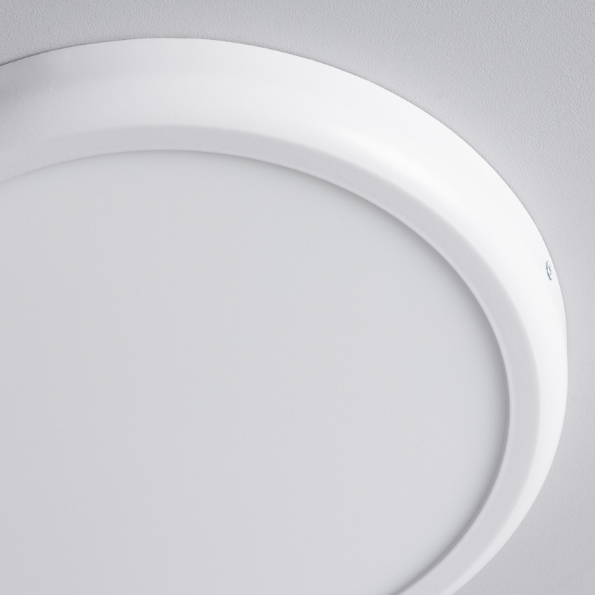 Prodotto da Plafoniera LED 24W Circolare Metallo Ø300 mm Design Bianco