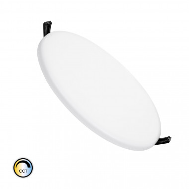 Round Slim 24W (UGR19) Selectable CCT LED Surface Panel  Ø200 mm Cut-out IP54