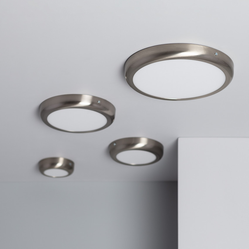 Produkt von LED-Deckenleuchte 12W Rund Metall Ø175mm Design Silver