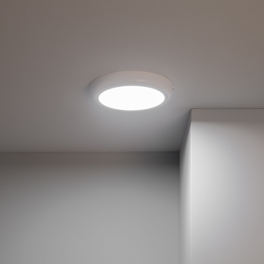 Prodotto da Plafoniera LED 18W Circolare Metallo Ø225 mm Design Bianco