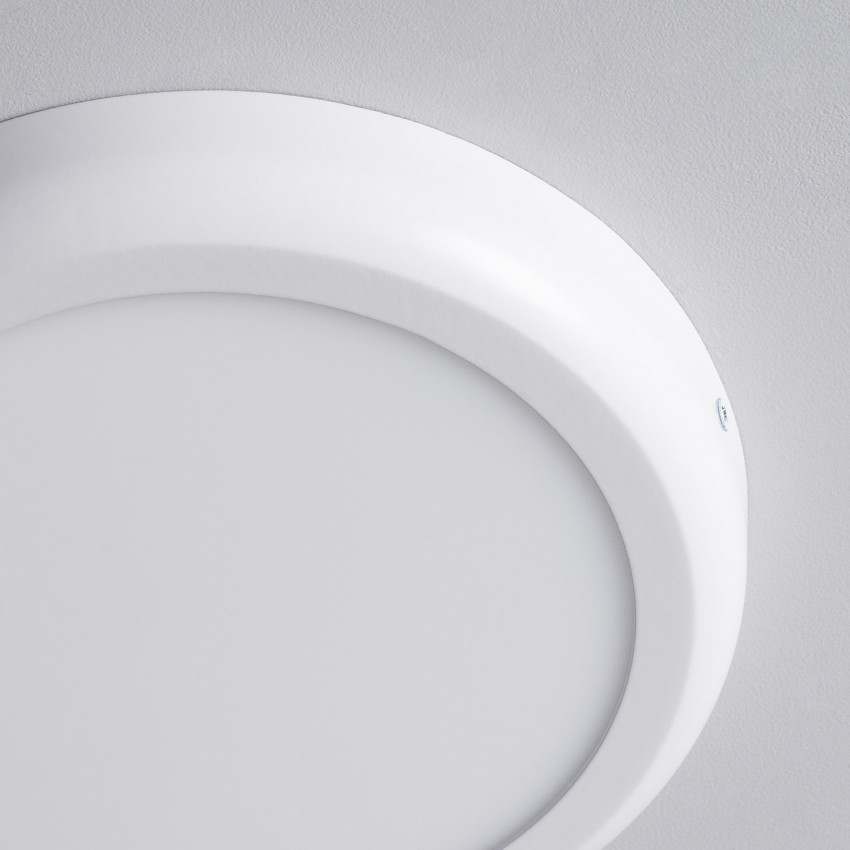 Produkt od Přisazené Stropní Kruhové 18W LED Svítidlo Ø225 mm Kovový s Bílým Designem