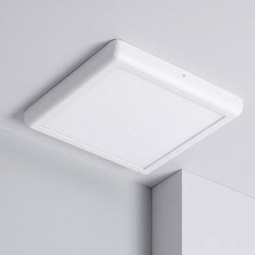 Product Plafoniera LED 24W Quadrata Metallo 300x300 mm Design Bianco
