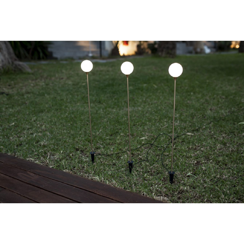 Product van Tuinverlichting LED Bruna 80 1 Pica Solar + Battery Brass 