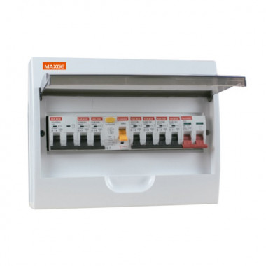 Tableau Électrique en Saillie IP30 Porte Blanche MAXGE SIGMA ECO