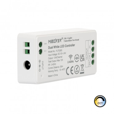 Product Contrôleur Variateur LED CCT 12/24V DC MiBoxer FUT035S 