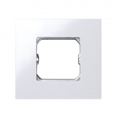Pack 100 Compact Single Frames + 100 Plate Support White SIMON 27 Play 2702610-030