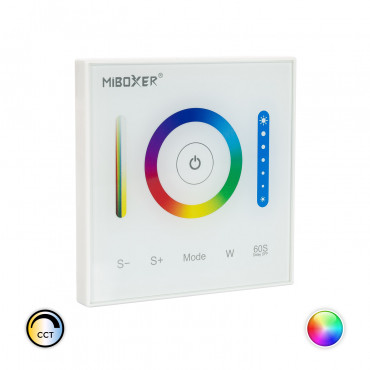 Product LED-Touch Wanddimmer Controller RGB/RGBW/RGB+CCT 12/24V DC RF MiBoxer P3