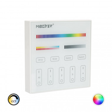 MiBoxer B4 RF Controller for RGB + CCT 4-Zone LED Controller