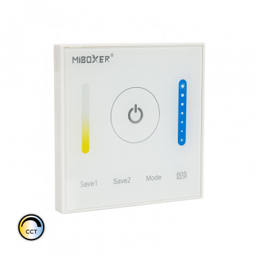 Product Controller Regolatore a Parete Touch LED CCT 12/24V DC RF P2 MiBoxer