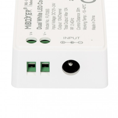 Product van Controller  Dimmer 12/24V DC CCT+ RF Afstandsbediening Sunrise MiBoxer