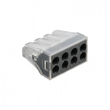 Product of Pack of 10 Quick Connectors with 8 Inputs 0.75-2.5 mm²