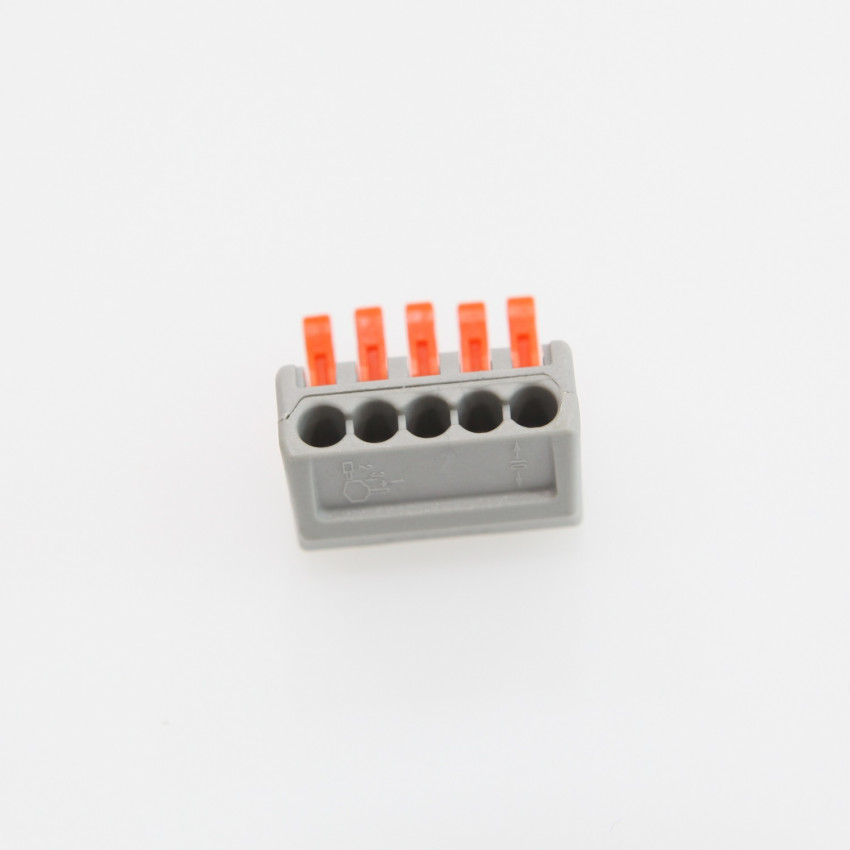 Product van Set van 10 Snelkoppelingen 5 terminals PCT-215 voor elektrische kabel 0,08-4mm².