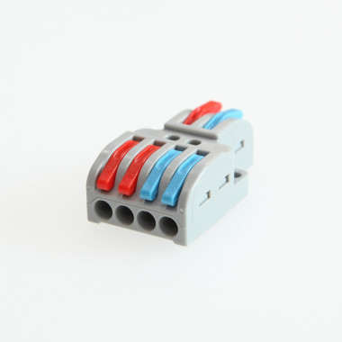 Product van Set van 5 Snelkoppelingen 4 ingangen en 2 uitgangen SPL-42 voor het splitsen van elektrische kabel 0,08-4mm².