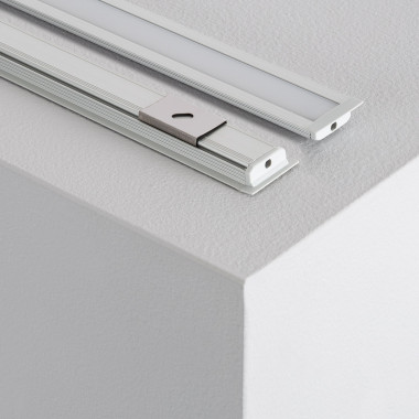 Profilé en Aluminium LED Intégré sans Bordure, 1m, 1 à 10 Pièces, Panneau  de Plâtre Caché