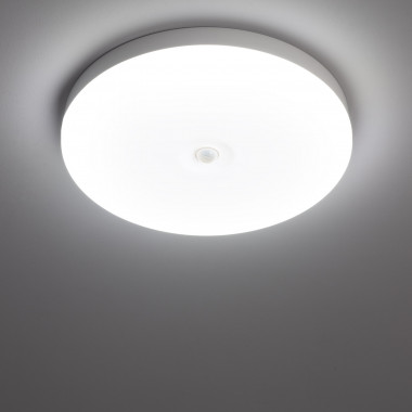 Plafonnier LED avec Détecteur de Mouvement 15W PIR 360º • IluminaShop France