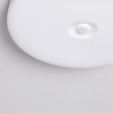 Plafoniera LED 18W Circolare Ø290 mm No Flicker con Sensore di Movimento  PIR e Crepuscolare - Ledkia