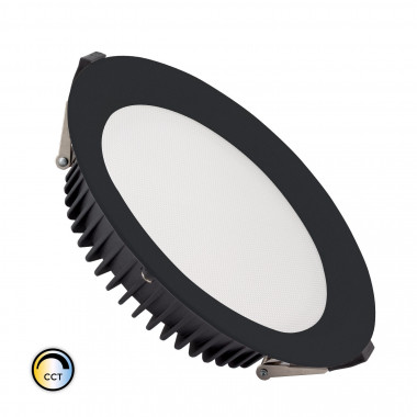 Product of SAMSUNG New Aero Slim Black 30W LED Downlight Selectable CCT 130 lm/W Microprismatic (UGR17) LIFUD Ø 200 mm Cut-Out