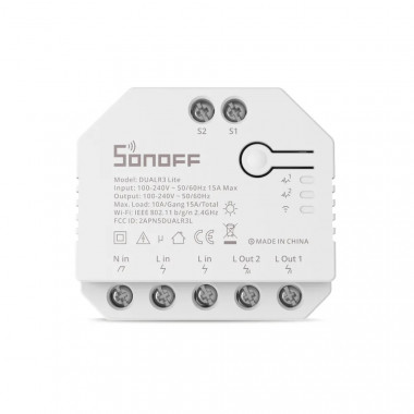Product of SONOFF Dual Smart WiFi Dual Switch R3 Lite 15A
