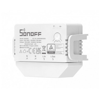 Prodotto da Interruttore Wi-Fi Compatibile con Interruttore Convenzionale SONOFF Mini R3 16A