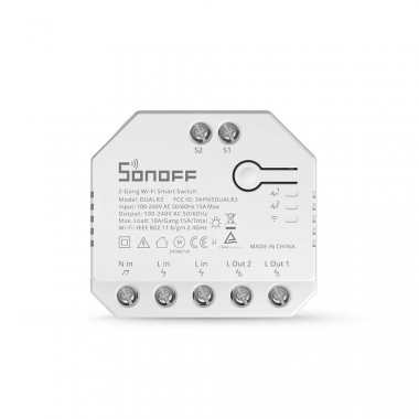 Produkt von WiFi Schalter Stromzähler Kompatibel mit herkömmlichem Schalter SONOFF Dual R3 15A