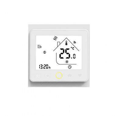 White Programmable Thermostat for Heating WiFi