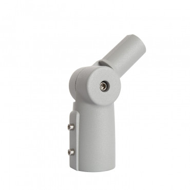 Product Directional Column Arm 90º Ø40 mm for Street Lighting Fixtures Gray