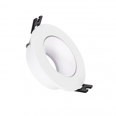Portafaretto Downlight Circolare Basculante per Lampadina LED GU10 / GU5.3 Foro Ø75 mm