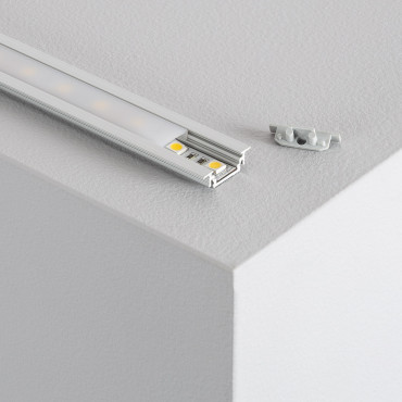 Product 1m Recessed Aluminium Profile for LED Strips with Sliding Cover up to 10 mm