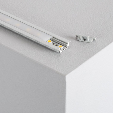 Profil Aluminiowy Wpuszczany 1m Osłona Przesuwana do Taśm LED do 10 mm