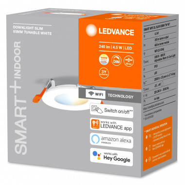 Product van Downlight LED 4.5W SMART WiFi Ø85 mm Slim ORBIS LEDVANCE 4058075573239