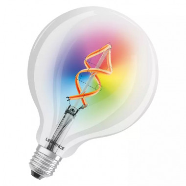 LED Lamp Filament LED E27 4.5W 300 lm G125 WiFi RGBW LEDVANCE Smart+