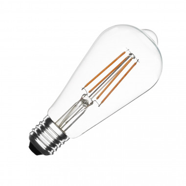 LED-Glühbirne Filament E27 6W 540 lm ST64