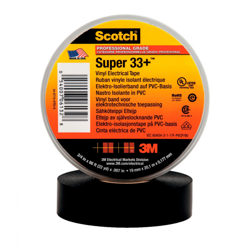 Product of Scotch 3M 33+ Electrical Vinyl Tape (19mm x 20m)