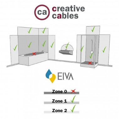 Eiva 2 Creative Cables  Portalampada Per esterno IP65