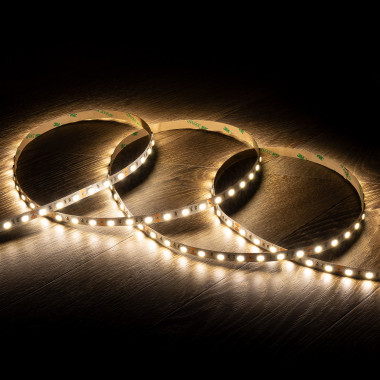 Striscia LED 12V DC 60LED/m 5m IP20 Larghezza 10mm Taglio ogni 5cm