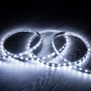 Product of 5m 12V DC SMD5050 60LED/m IP20 RGB LED Strip 10mm Wide Cut every 5cm