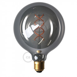 Lampadina LED Regolabile Filamento E27 G125 5W 150 lm Smoky DL700179 CREATIVE-CABLES