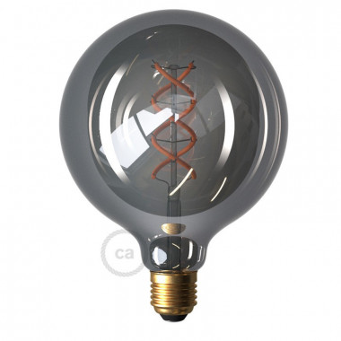 Product van LED Lamp Filament E27 5W 150 lm G125 Dimbaar Smoky Creative-Cables DL700179