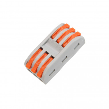 Product of Pack of 10u Quick Connectors with 3 Inputs and 3 Outputs SPL-3 for 0.08-4mm² Electrical Cable