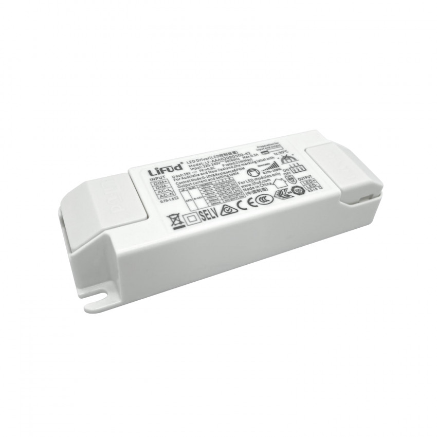 Product of 220-240V LIFUD 1-10V Dimmable NO Flicker Driver 9-42V Output 250-500mA 21W LF-AAA020B0500-42