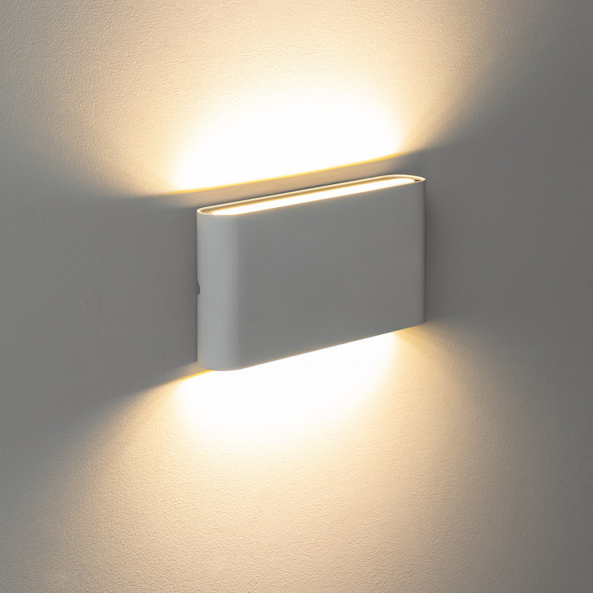 Product van Wandlamp Outdoor LED 12W Rechthoekige Aluminium  Dubbelzijdige Verlichting Luming Wit