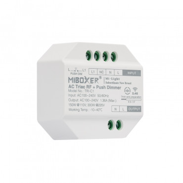 Product TRIAC RF LED Dimmer Compatible with MiBoxer TRI-C1 Push Button