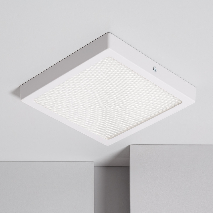 Product van Plafondlamp Vierkant Superslim LED 18W (CRI90) Microprismatisch CCT Selecteerbaar (UGR17) 205x205 mm