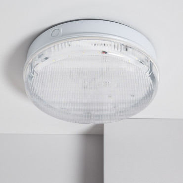 LEDKIA LED Deckenleuchte Oval – 15W, IP65, 3000K Warmweiß, Für Innen & Außen, 85x173 Mm